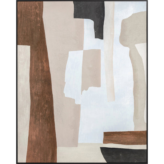 Fina 1 Wall Decor by Moe's Home Collection. Made from ink print on canvas, black polystyrene frame, pine stretchers in a modern style.