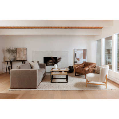 Fina 2 Wall Decor by Moe's Home Collection in black. Made from ink print on canvas, black polystyrene frame, pine stretchers in a modern style.