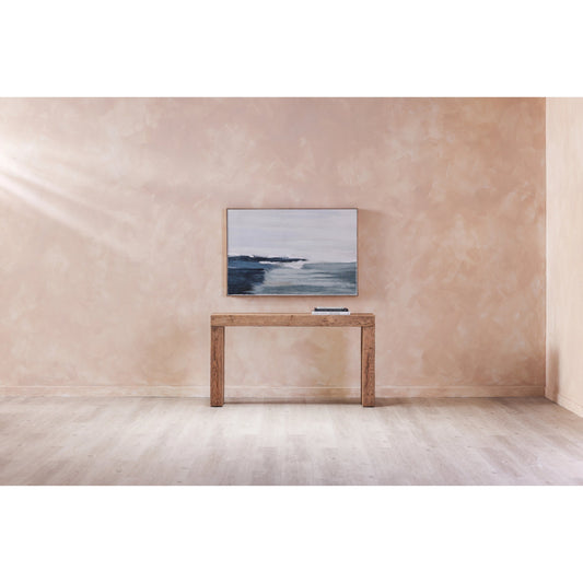 Shoreline Framed Painting by Moe's Home Collection in warm pine. Made from print on canvas, pine frame in a modern style.