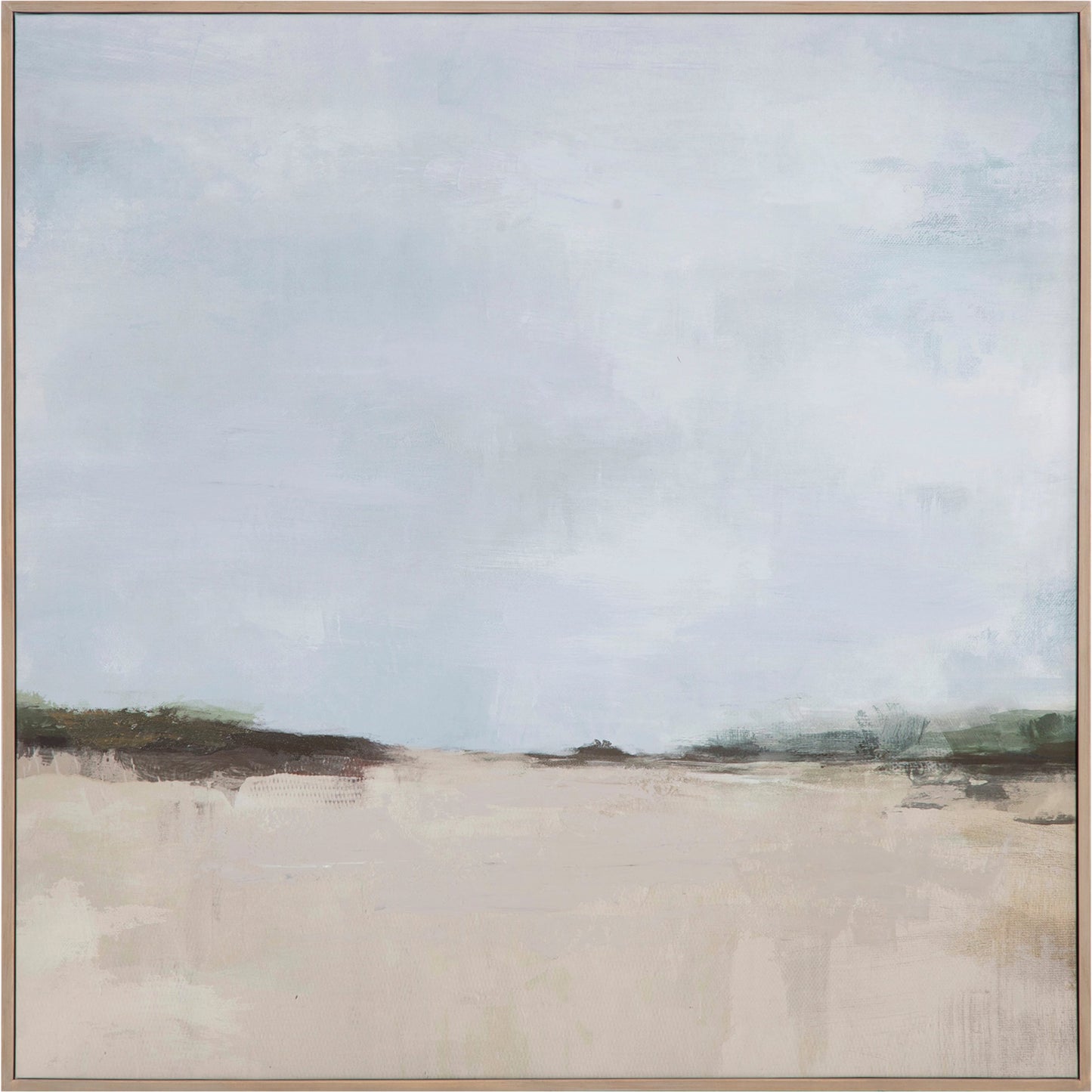 001 SI-1985260 | Primary Silo | Grasslands Framed Painting by Moe's Home Collection. Made from print on canvas, pine frame in a modern style.