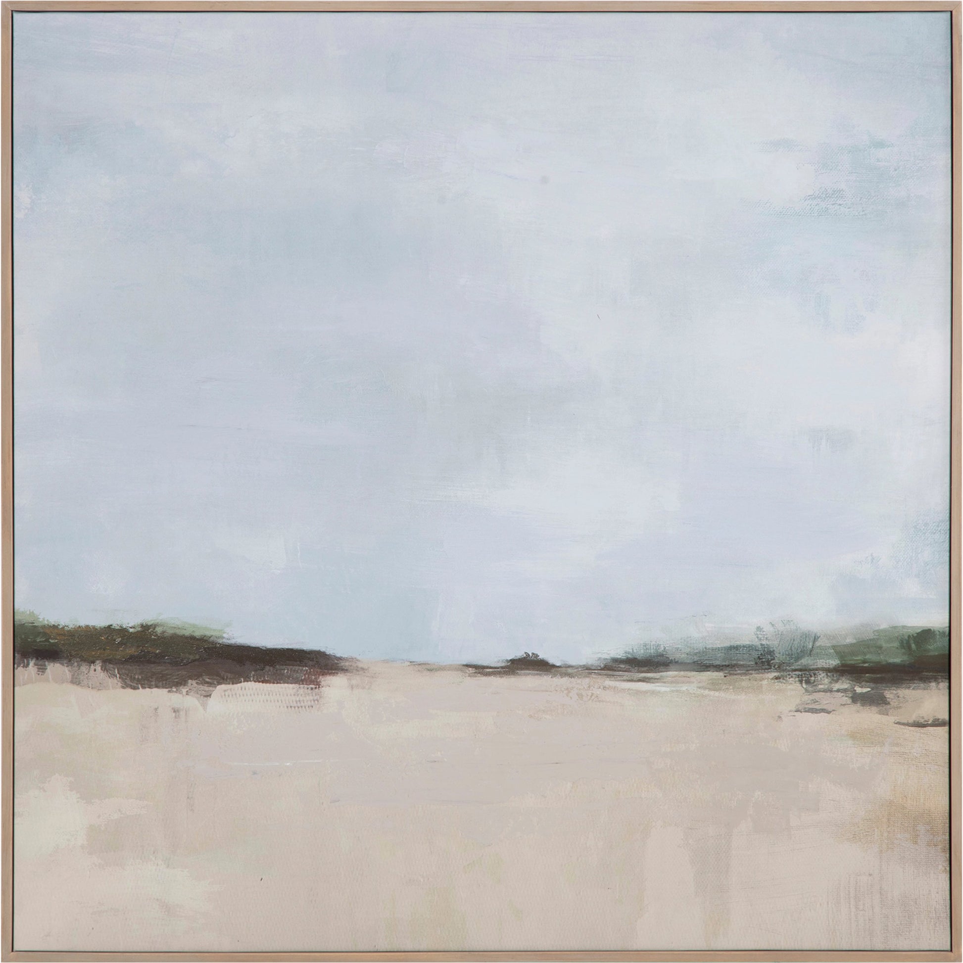 Grasslands Framed Painting by Moe's Home Collection. Made from print on canvas, pine frame in a modern style.