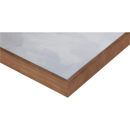 Vast Country Framed Painting by Moe's Home Collection in warm brown. Made from print on canvas, pine frame in a modern style.