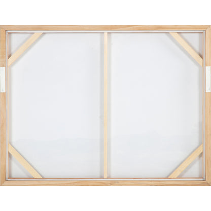 Vast Country Framed Painting by Moe's Home Collection in warm brown. Made from print on canvas, pine frame in a modern style.