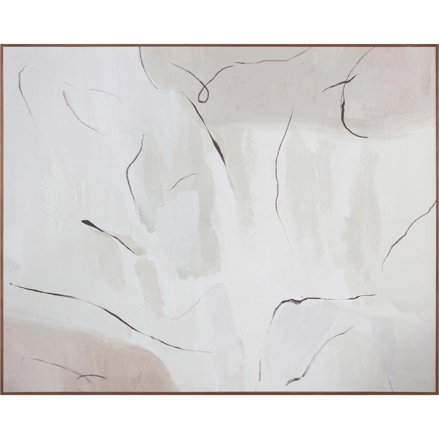 001 SI-1985269 | Primary Silo | Impression Framed Painting Terra Palette by Moe's Home Collection in warm pine. Made from print on canvas, pine frame in a modern style.