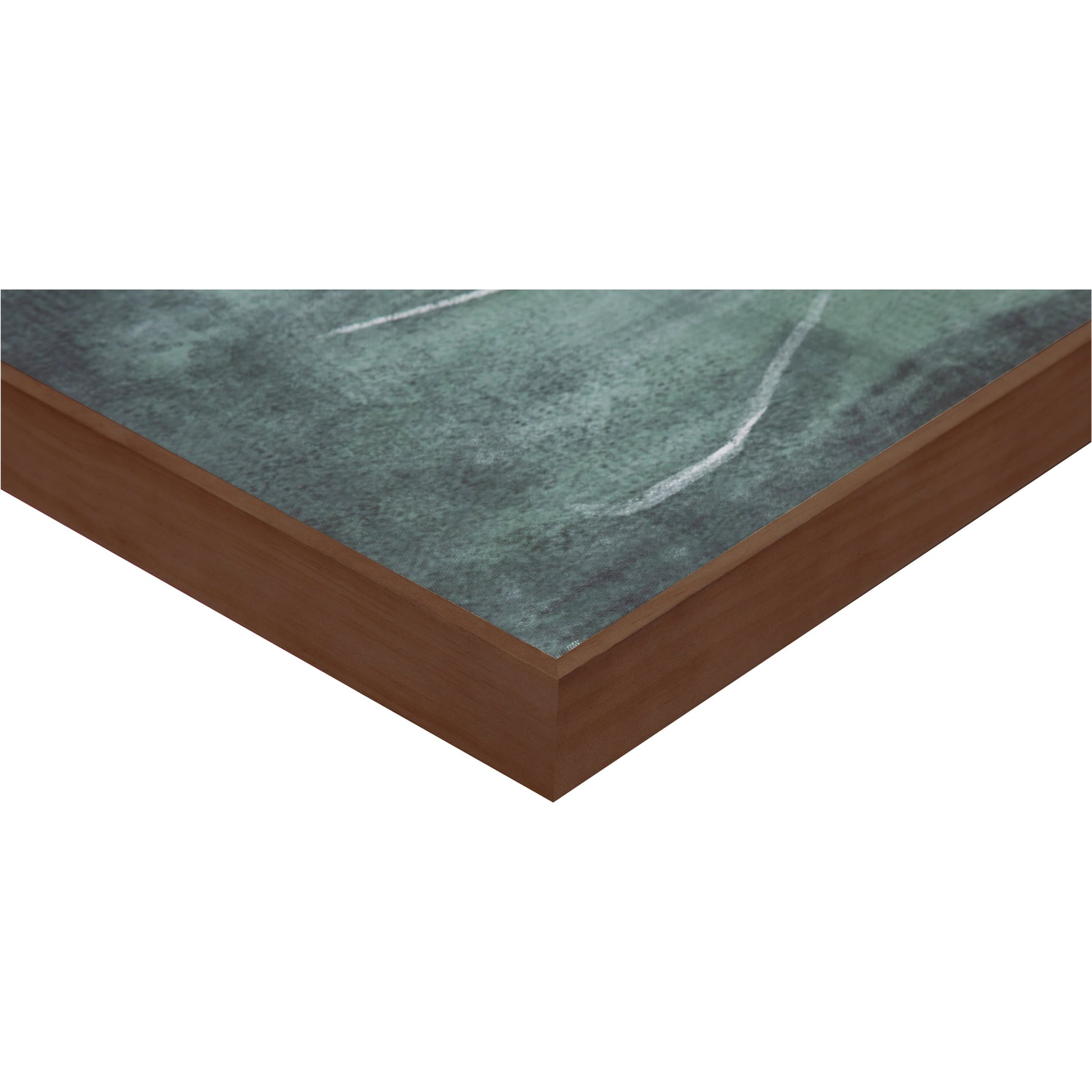 Impression Framed Painting Verdant Palette by Moe's Home Collection in warm pine. Made from print on canvas, pine frame in a modern style.