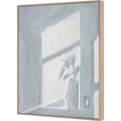 Morning Light Framed Painting by Moe's Home Collection. Made from polyester canvas, acrylic paint, fir back support board, metal frame in a modern style.