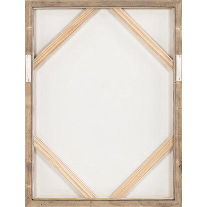 Poet 1 Framed Painting by Moe's Home Collection in multicolor. Made from acrylic paint on canvas, solid pine frame in a transitional style.