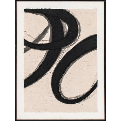 Poet 1 Framed Painting by Moe's Home Collection in multicolor. Made from acrylic paint on canvas, solid pine frame in a transitional style.