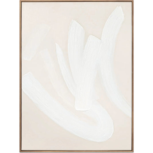 Chorus 1 Framed Painting by Moe's Home Collection in multicolor. Made from acrylic paint on canvas, solid pine frame in a unique style.
