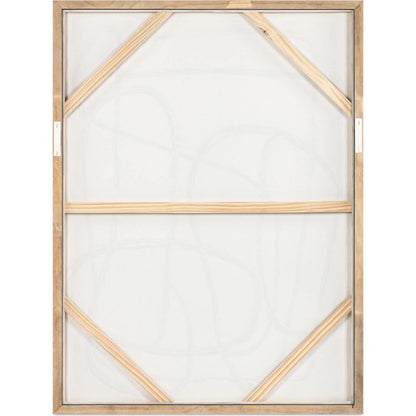 Encounters Framed Painting by Moe's Home Collection in multicolor. Made from acrylic paint on canvas, solid pine frame in a transitional style.