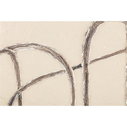 Encounters Framed Painting by Moe's Home Collection in multicolor. Made from acrylic paint on canvas, solid pine frame in a transitional style.