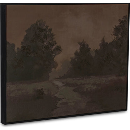 Alder Framed Painting by Moe's Home Collection in multicolor. Made from print on canvas, acrylic paint on canvas, solid pine frame in a traditional style.