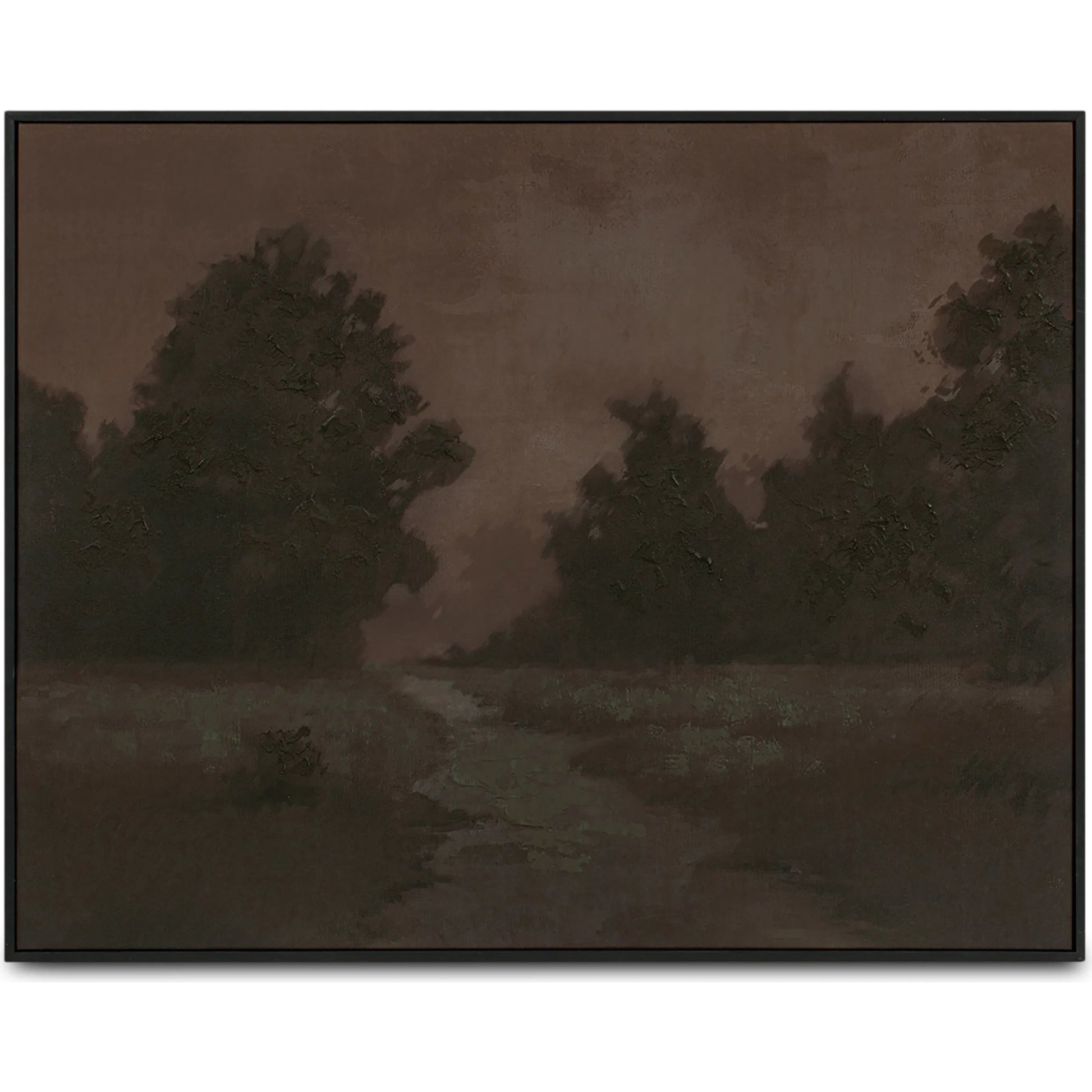 Alder Framed Painting by Moe's Home Collection in multicolor. Made from print on canvas, acrylic paint on canvas, solid pine frame in a traditional style.