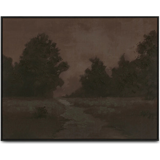 Alder Framed Painting by Moe's Home Collection in multicolor. Made from print on canvas, acrylic paint on canvas, solid pine frame in a unique style.