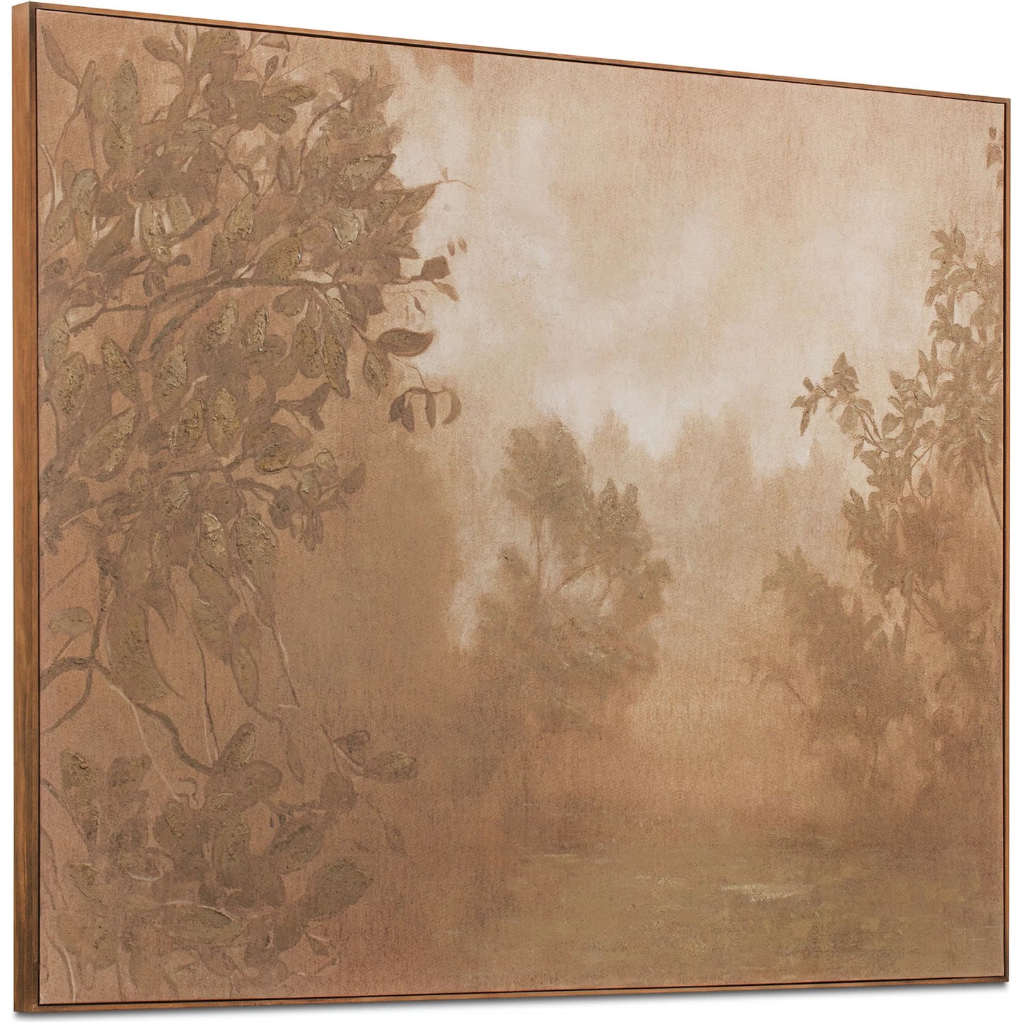 003 SI-2441383 | Additional Silo | Fawn Framed Painting by Moe's Home Collection in multicolor. Made from acrylic paint on canvas, solid pine frame in a traditional style.