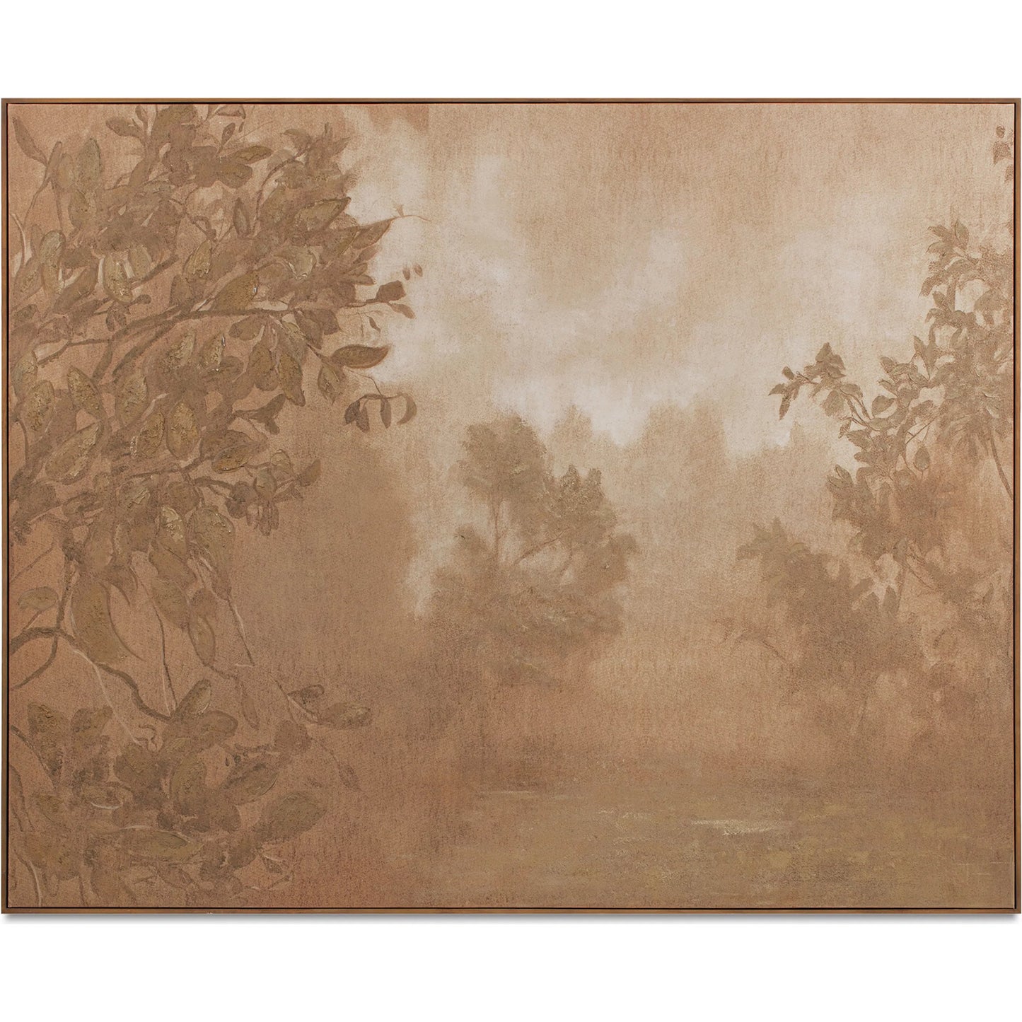 002 SI-2441383 | Primary Silo | Fawn Framed Painting by Moe's Home Collection in multicolor. Made from acrylic paint on canvas, solid pine frame in a traditional style.