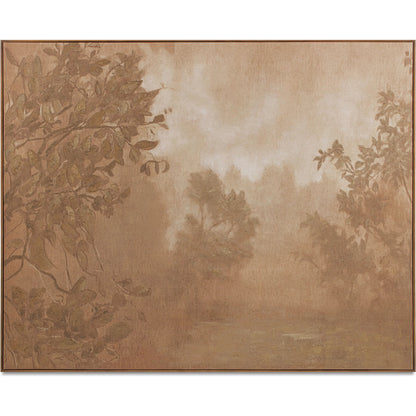 Fawn Framed Painting by Moe's Home Collection in multicolor. Made from acrylic paint on canvas, solid pine frame in a traditional style.