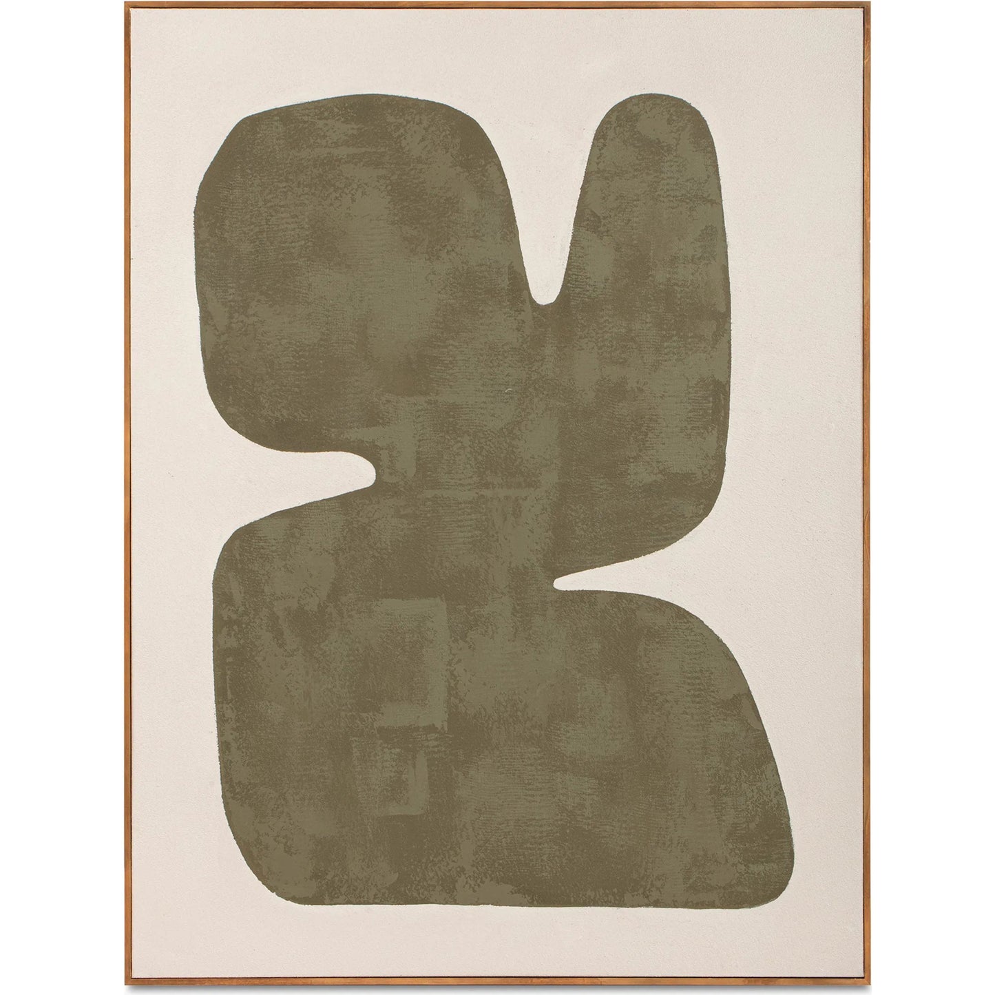 003 SI-2441567 | Primary Silo | Soha Framed Painting by Moe's Home Collection in sage green. Made from acrylic paint on canvas, solid pine frame in a transitional style.