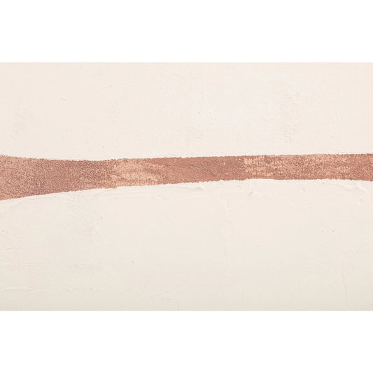 Sulo Framed Painting by Moe's Home Collection in terracotta. Made from acrylic paint on canvas, solid pine frame in a transitional style.