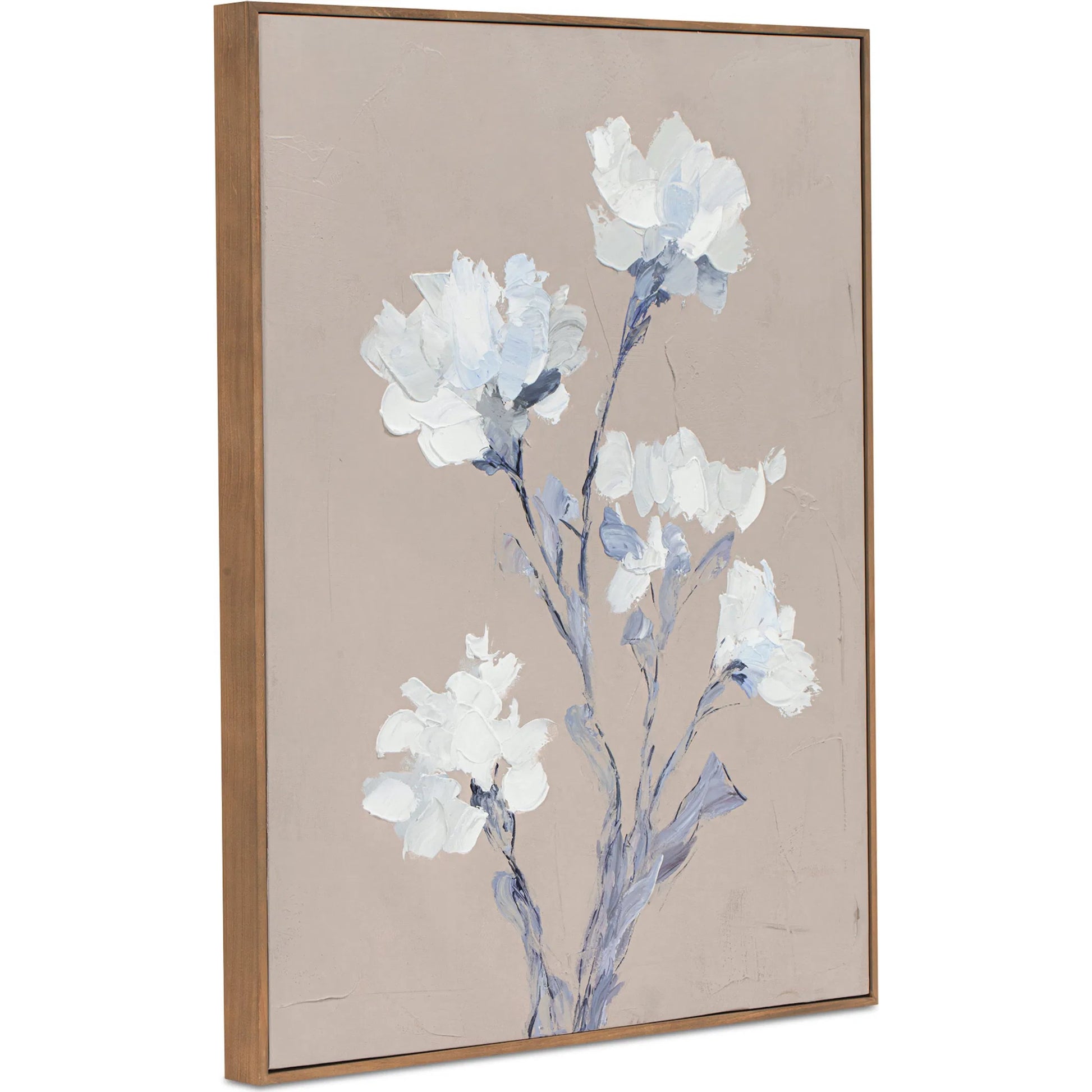 Caspia Framed Painting by Moe's Home Collection in multicolor. Made from acrylic paint on canvas, solid pine frame in a traditional style.
