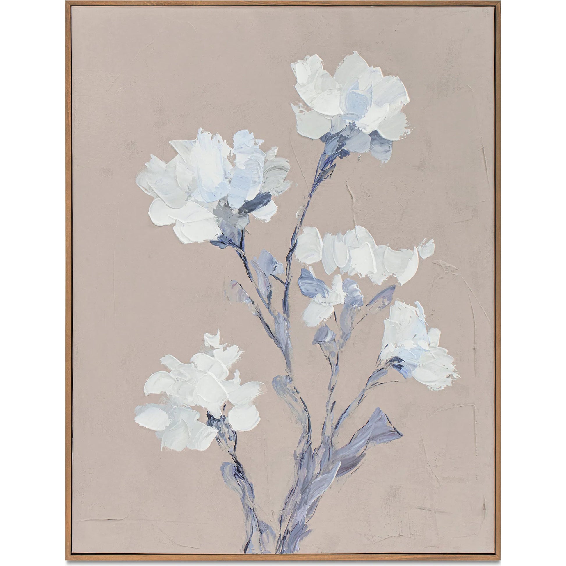 Caspia Framed Painting by Moe's Home Collection in multicolor. Made from acrylic paint on canvas, solid pine frame in a traditional style.