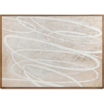 Ever Framed Painting by Moe's Home Collection in multicolor. Made from acrylic paint on canvas, solid pine frame in a transitional style.