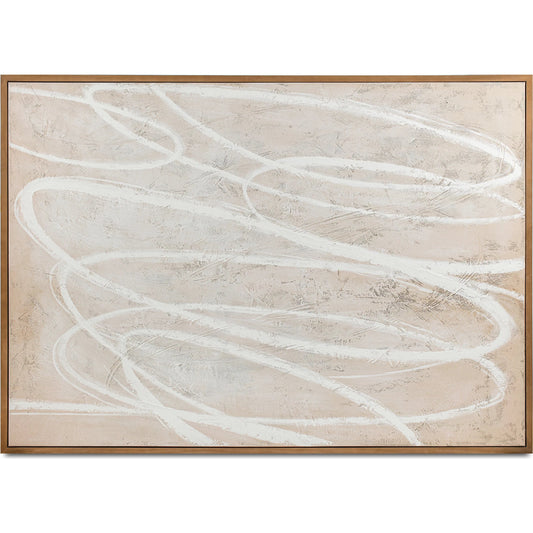 Ever Framed Painting by Moe's Home Collection in multicolor. Made from acrylic paint on canvas, solid pine frame in a unique style.