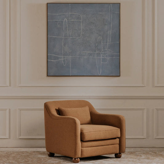 Notion Framed Painting by Moe's Home Collection. Made from acrylic paint on canvas, solid pine frame in a transitional style.