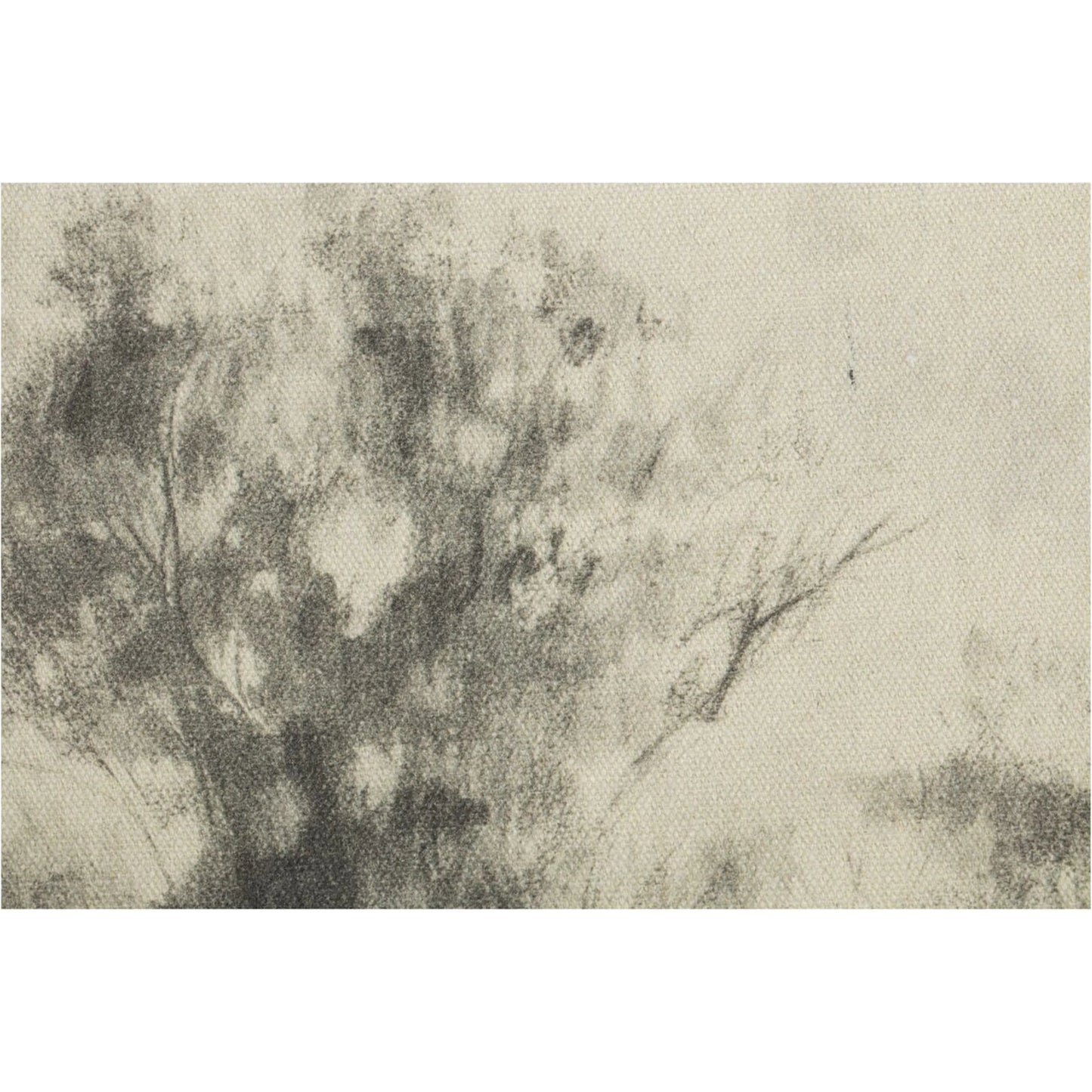 002 SI-2521757 | Closeup | Briar Framed Print by Moe's Home Collection in multicolor. Made from acrylic paint on linen, solid pine frame, card stock matt, glass in a cottage & farmhouse style.