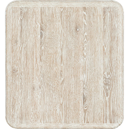 Serenity Bahari Lamp Table by Hooker Furniture in surf. Made from oak veneers, rope in a cottage & farmhouse style.