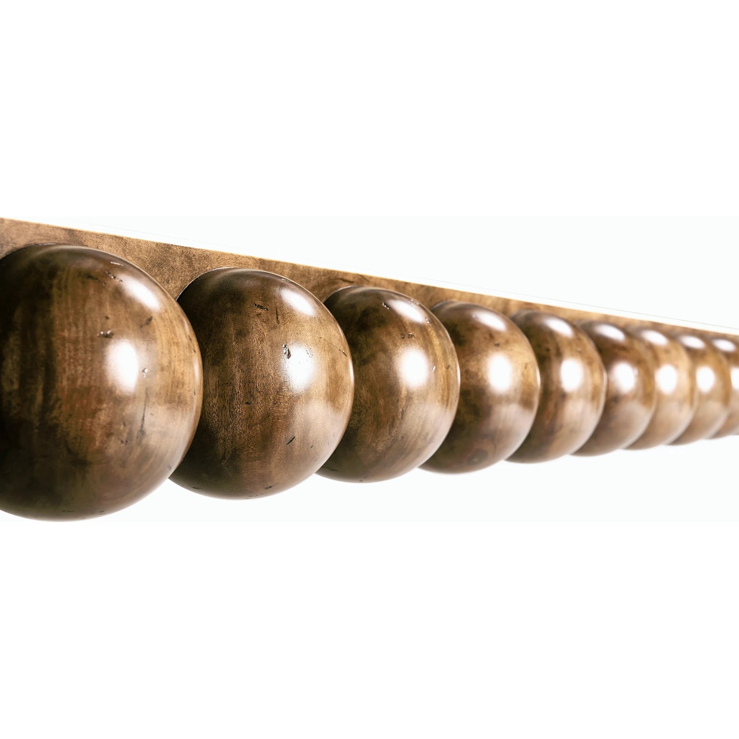 009 SI-2186347 | Closeup | Orb Rectangular Dining Table by Jonathan Charles in brown and medium brown mahogany. Made from mahogany veneers, faux bone in a modern style.