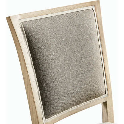 Timeless Flare Uph. Side Chair by Jonathan Charles. Made from beech wood, foam, fabric in a modern style.