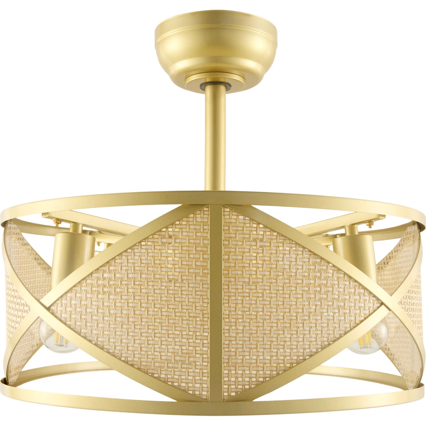 001 SI-2530034 | Primary Silo | Windora Chandelier by Livabliss in wheat, gold, black and painted. Made from iron, rattan in a unique style.