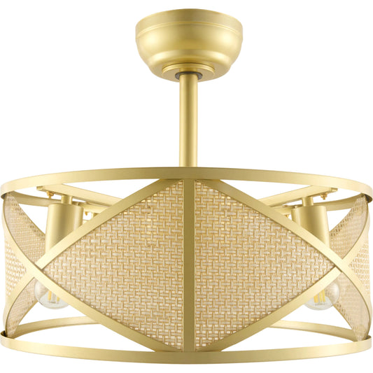 Windora Chandelier by Livabliss in wheat, gold, black and painted. Made from iron, rattan in a unique style.