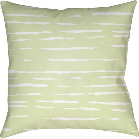 Painted Stripes Pillow - 17701 by Livabliss. Made from front: 100% polyester, back: 100% polyester in a modern style.