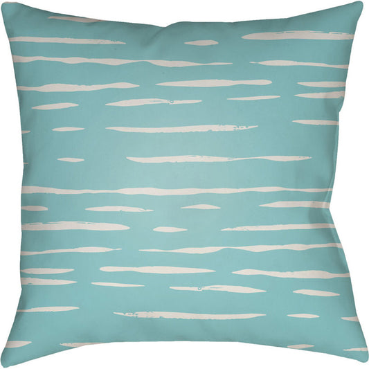 Painted Stripes Pillow - 17701 by Livabliss. Made from front: 100% polyester, back: 100% polyester in a modern style.