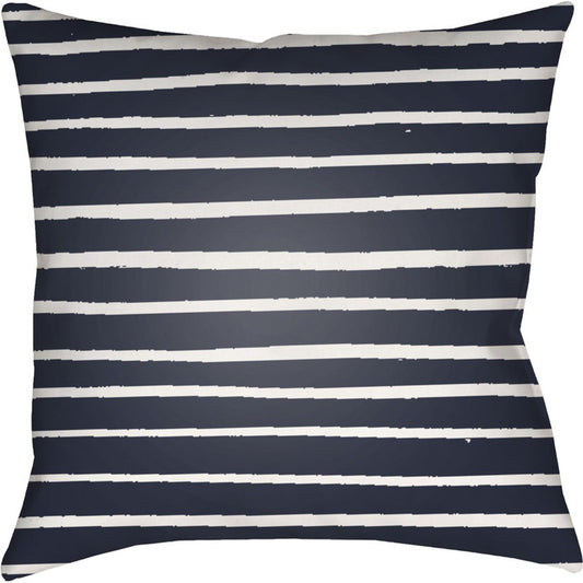 Stripes Pillow - 20870 by Livabliss. Made from front: 100% polyester, back: 100% polyester in a modern style.