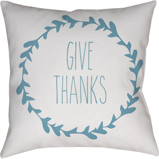 Wreath Pillow - 27465 by Livabliss. Made from front: 100% polyester, back: 100% polyester in a traditional style.