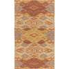Camel, Mustard, Rust, Medium Gray, Tan / 2' x 3'