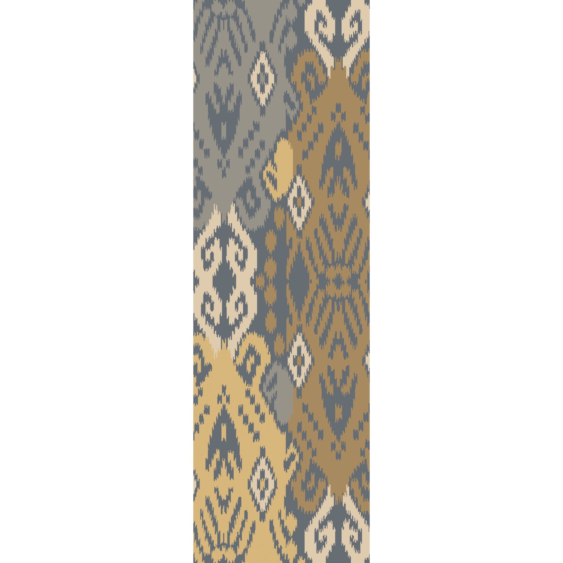 Wanderer WRR-2004 Indoor/Outdoor Rug by Surya in deep teal, brown, mustard, gray, beige. Made from 100% wool in a unique style.