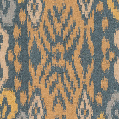 Wanderer WRR-2004 Indoor/Outdoor Rug by Surya in deep teal, brown, mustard, gray, beige. Made from 100% wool in a unique style.