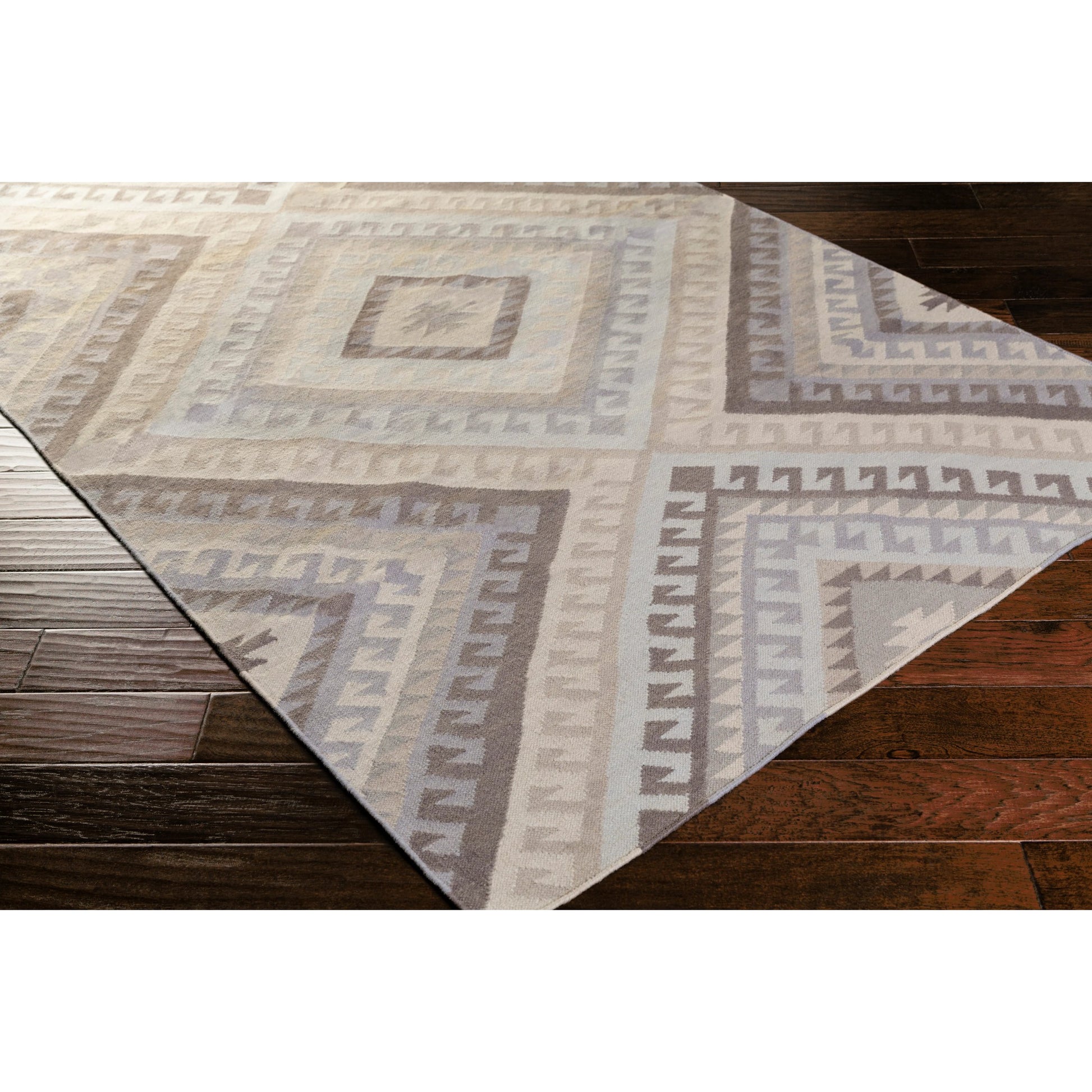 Wanderer WRR-2005 Indoor/Outdoor Rug by Surya in gray, taupe, light gray, charcoal. Made from 100% wool in a unique style.