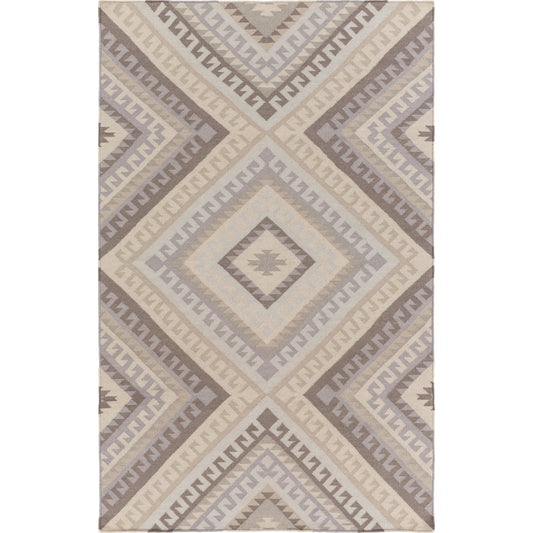 Wanderer Rug - 14880 by Surya in gray, taupe, light gray, charcoal. Made from 100% wool in a unique style.