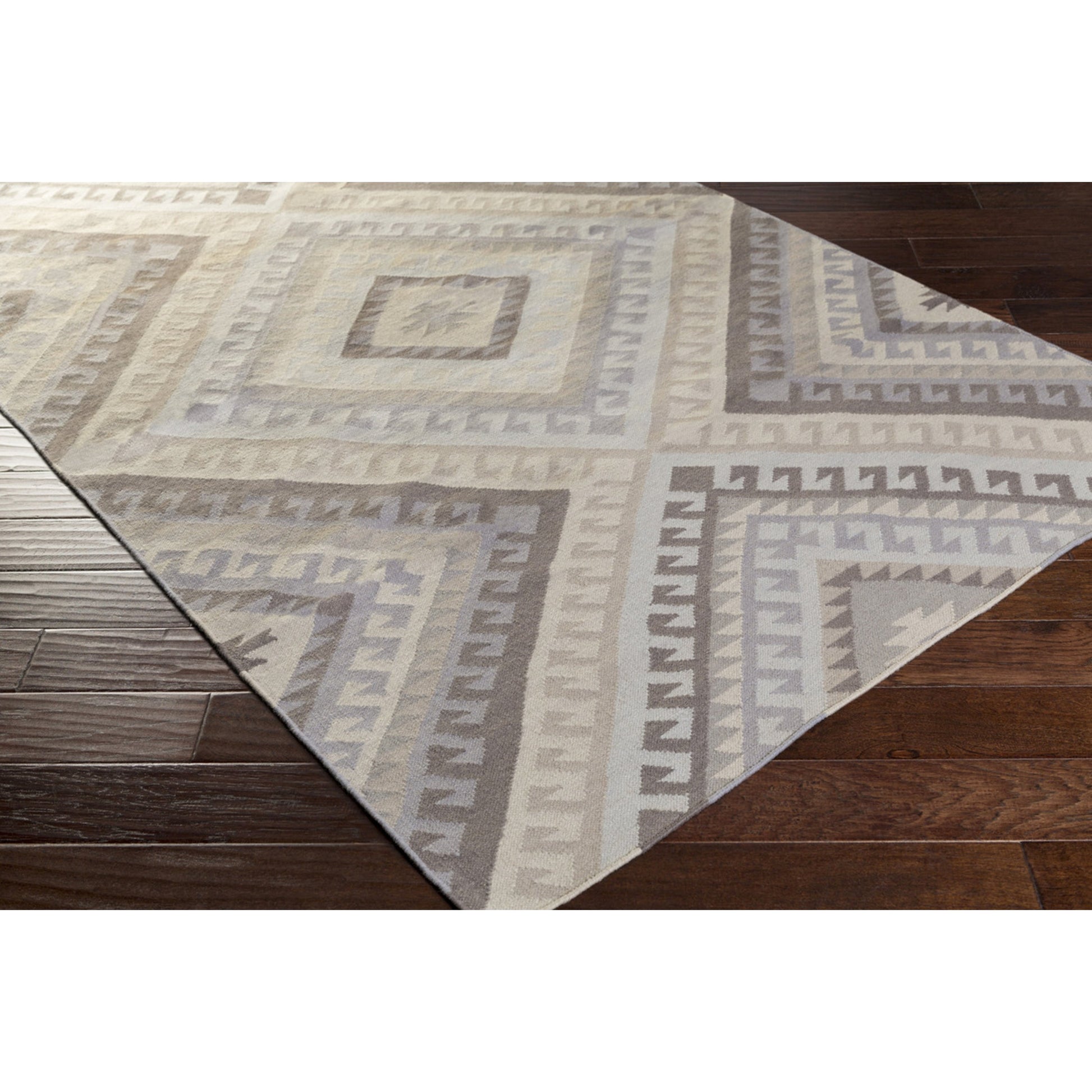 Wanderer WRR-2005 Indoor/Outdoor Rug by Surya in gray, taupe, light gray, charcoal. Made from 100% wool in a unique style.