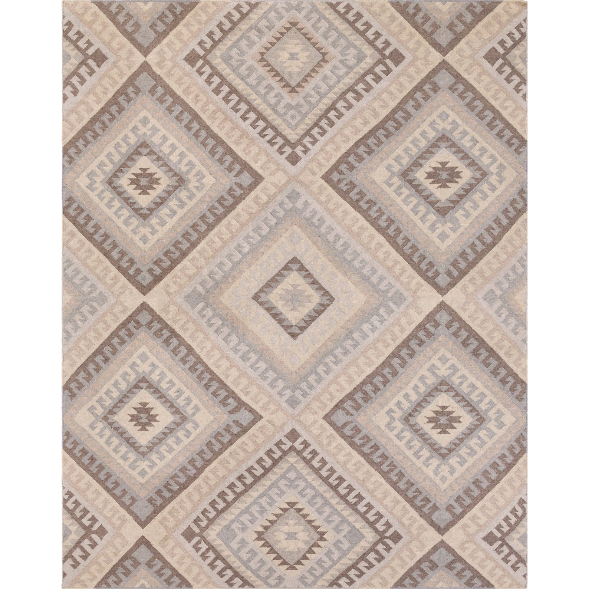 Wanderer WRR-2005 Indoor/Outdoor Rug by Surya in gray, taupe, light gray, charcoal. Made from 100% wool in a unique style.