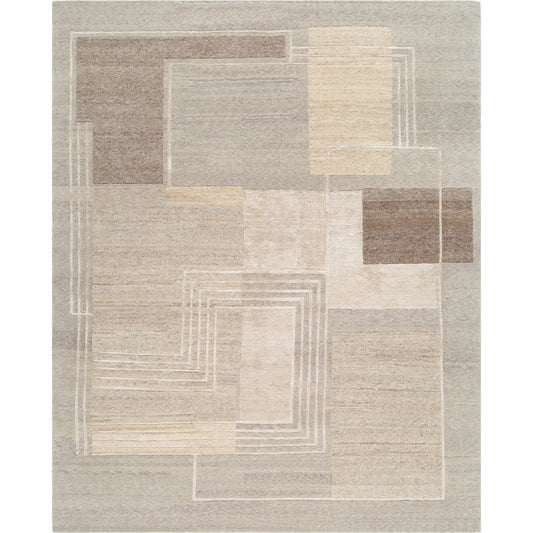 Washington WSG-2300 Rug by Surya in taupe, beige, cream, sand, stone. Made from wool, tencel in a unique style.