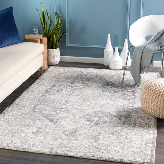 Wilson Rug - 24554 by Surya. Made from 55% viscose, 45% wool in a unique style.