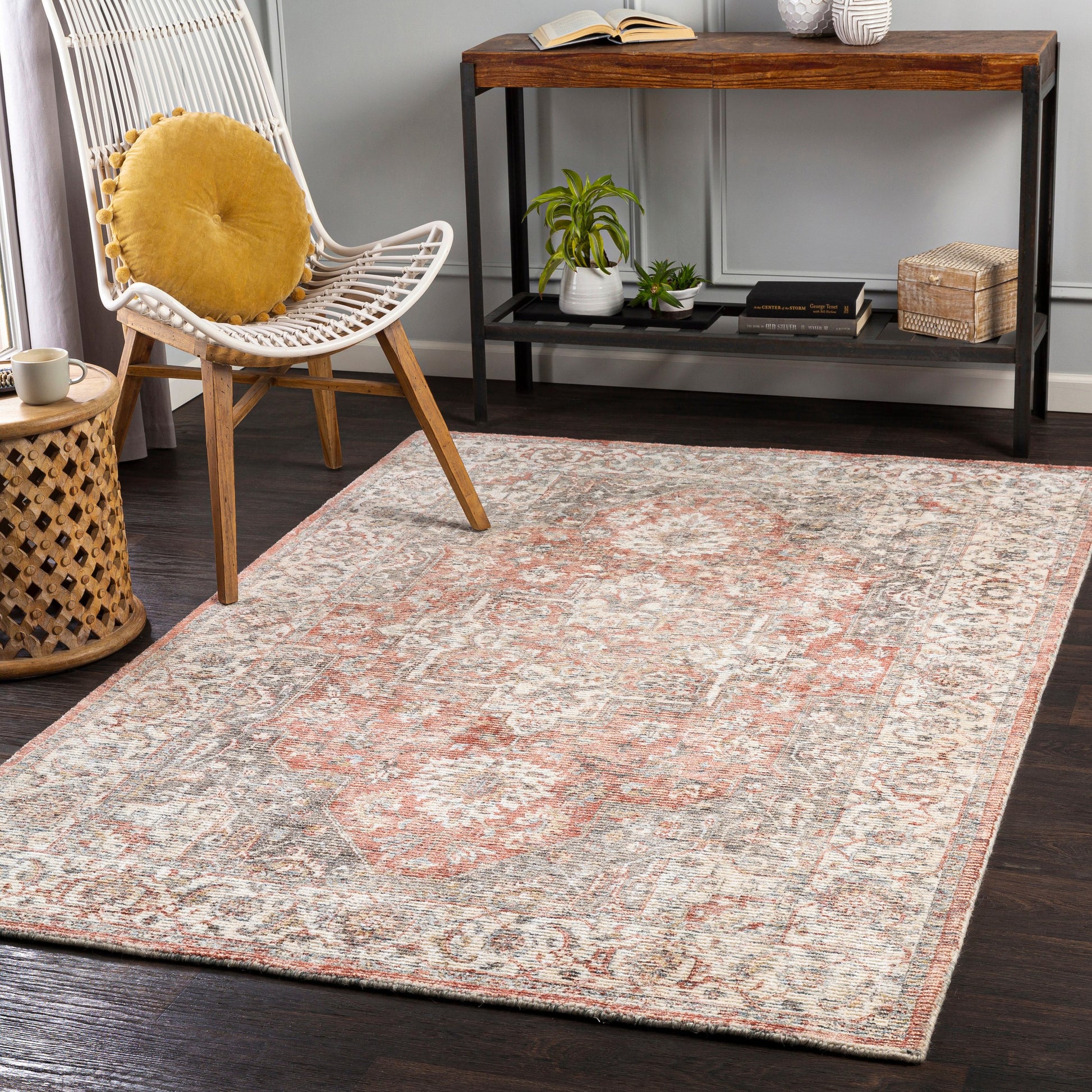 Wilson Rug - 24554 by Surya. Made from 55% viscose, 45% wool in a unique style.
