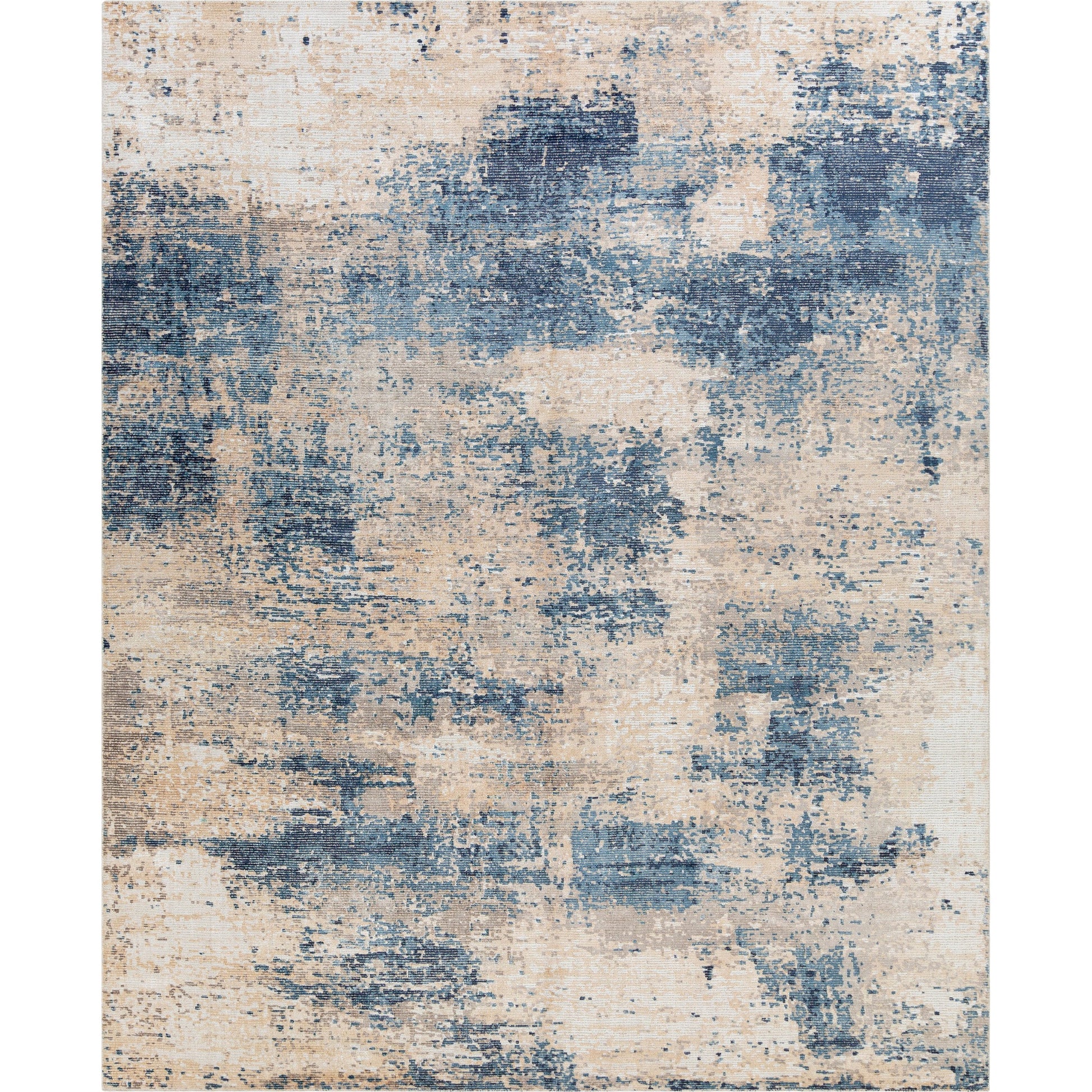 Wilson Rug - 26944 by Surya in light beige, beige, dark blue, blue. Made from 60% wool, 40% viscose in a unique style.