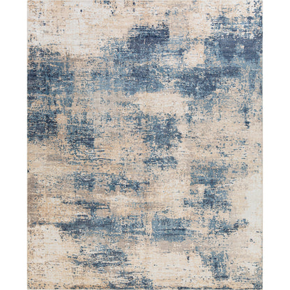 Wilson Rug - 26944 by Surya in light beige, beige, dark blue, blue. Made from 60% wool, 40% viscose in a unique style.